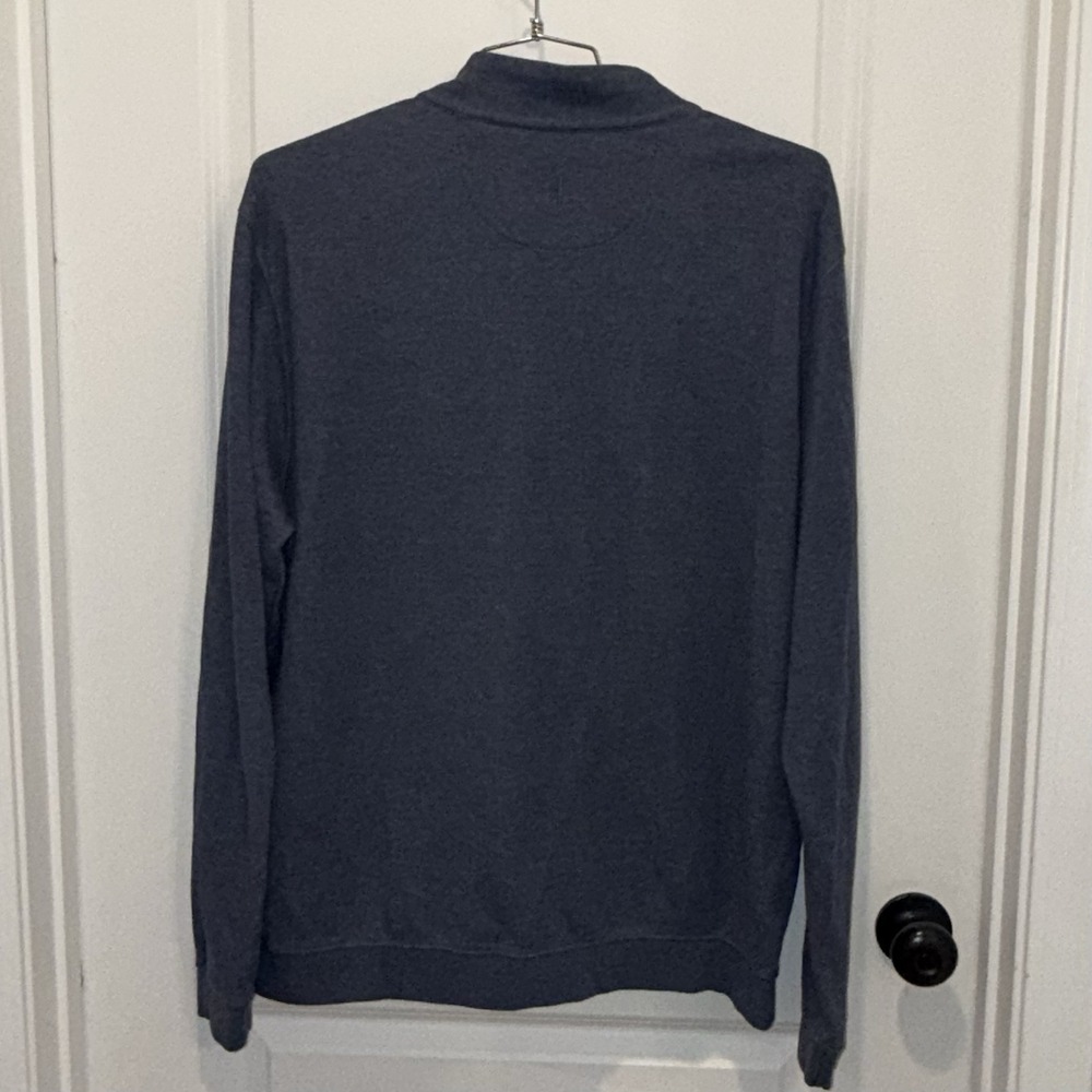 Johnnie-O Pullover Mens XL Blue Quarter Zip Hershey Logo Golf Performance - Picture 3 of 8
